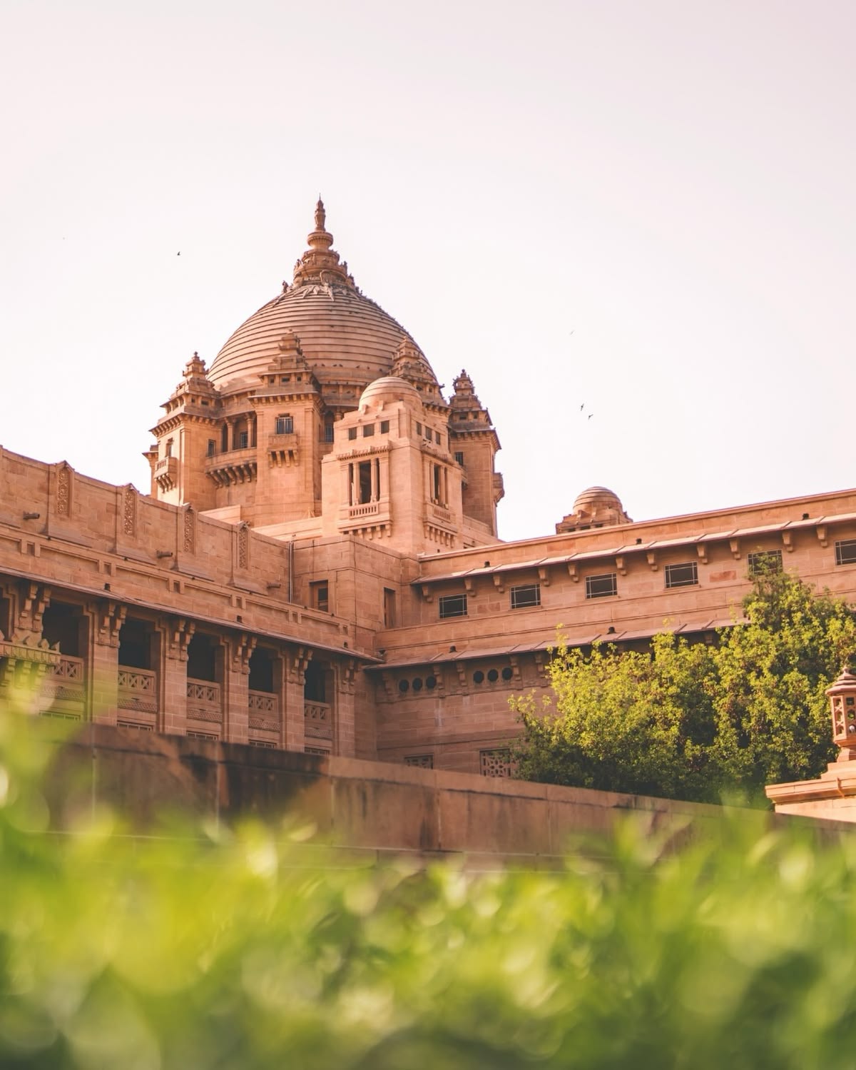 Signature frame — Umaid Bhawan, dusk